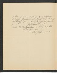 k.k. naturhistorisches Hofmuseum, Intendanzakten 1885-1896 (Hauer), Aktenzahl Z.256.f/1889, Seite 2